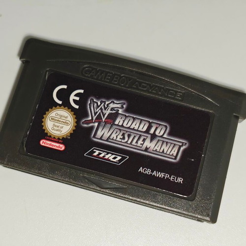 Nintendo GBA WWF Road To Wrestle Mania cartridge like new