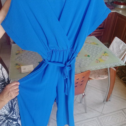 Blue jumpsuit like new, one size