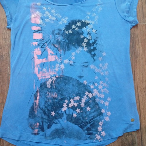 Mexx Fashion women's mako blouse blue like new, size M