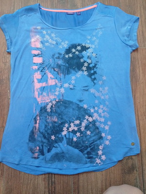 Mexx Fashion women's mako blouse blue like new, size M