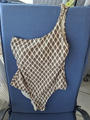 Next women's one-shoulder swimsuit like new, multicolor, size L