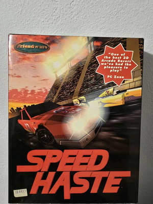 Speed Haste Big Box PC game like new, Greek manual