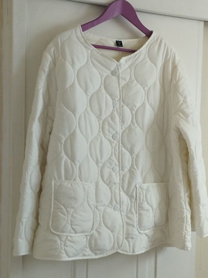 Shein seasonal jacket new, white off-white color, size XXL