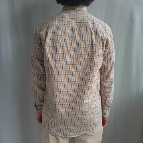 Seeland men's hunting shirt size L, checked, long sleeve, cotton, like new