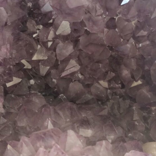 Amethyst Geode new with calcite crystal from Brazil