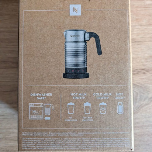 Nespresso Aeroccino 4 milk frother new in box