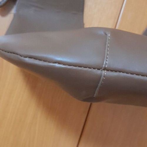 Shoulder bag large brown hobo made of soft faux leather used