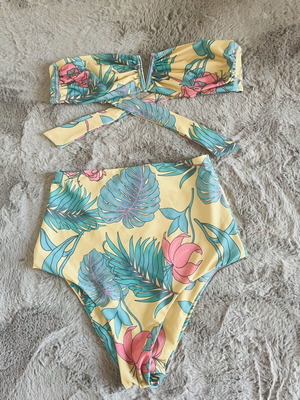 Vassia Kostara bikini small, like new, strapless top
