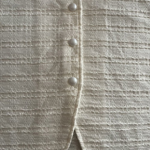 Vintage style sleeveless top ivory S/M like new by H&M