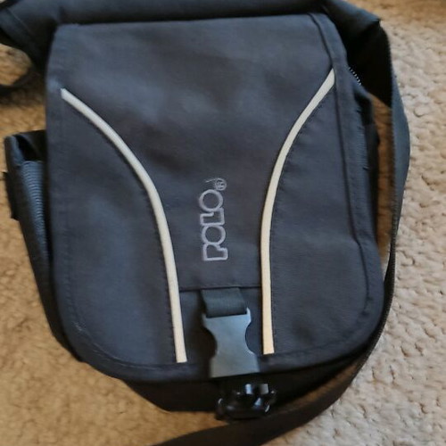 Polo crossbody bag like new, black
