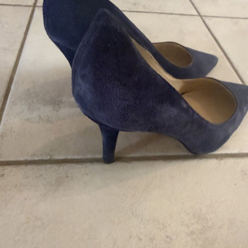 Nine West blue suede pumps size 38.5 used