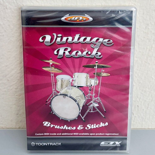 Toontrack EZX Vintage Rock new drum samples and MIDI files