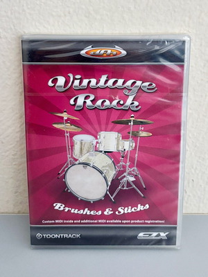 Toontrack EZX Vintage Rock new drum samples and MIDI files