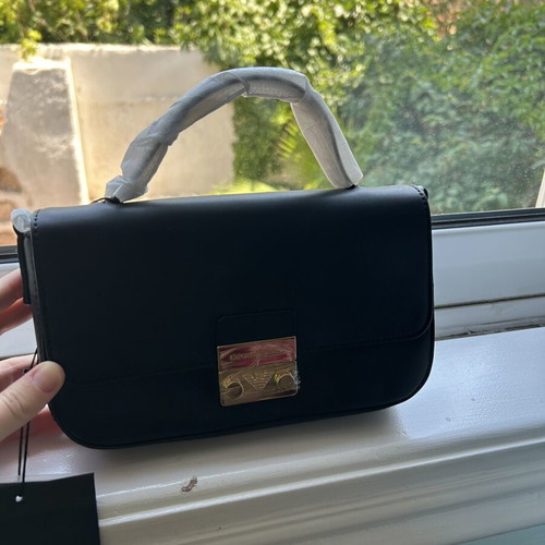 Emporio Armani handbag new, black and gold