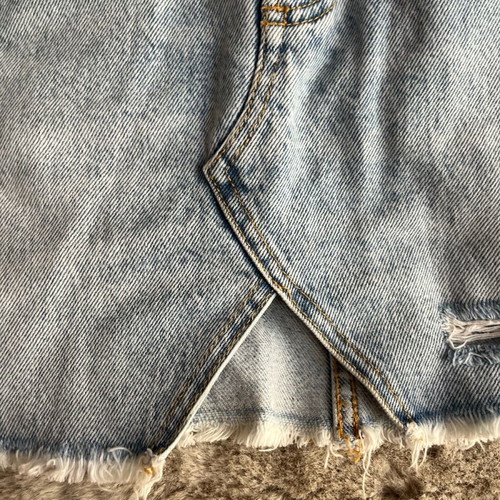 Jean γυναικεία φούστα mini Zara σε άριστη κατάσταση, μπλε, μέγεθος XS & S