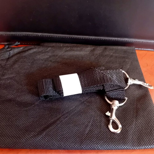 Organization office bag like new, black, leatherette