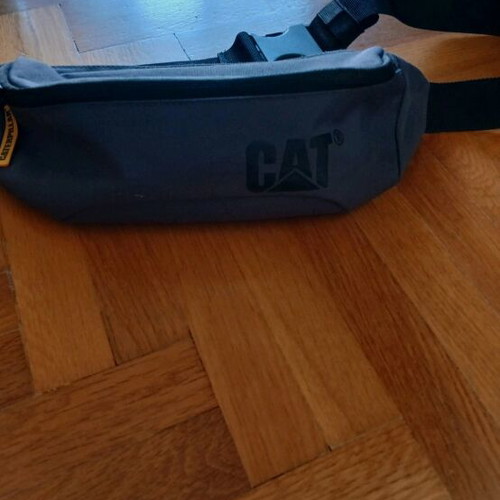 Τσαντάκι μέσης CAT καινούργιο, σκούρο μπλε και γκρι