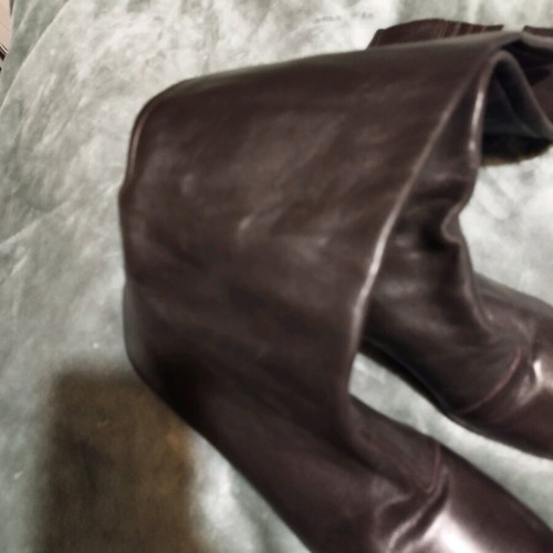 Firetrap boots used size 38 dark brown leather with 7cm heel
