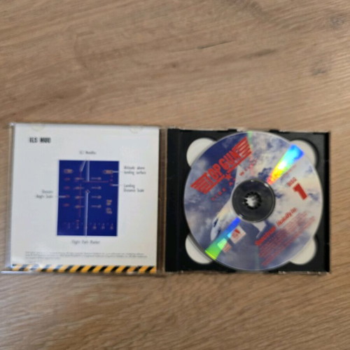 Top Gun Fire At Will PC Ms Dos game like new with 2 CDs