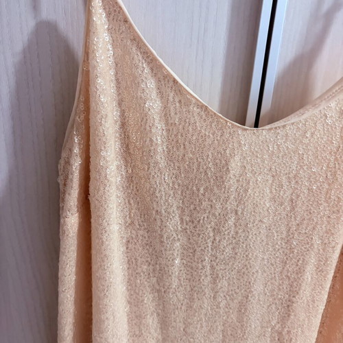 Dress H&M like new, pink nude with subtle sequins, size S-M