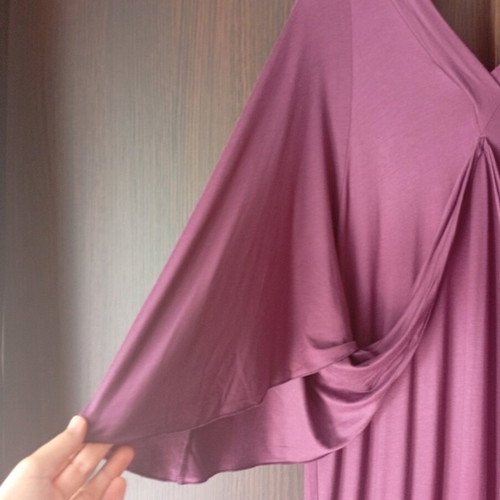 Women's dress purple like new, size L, viscose