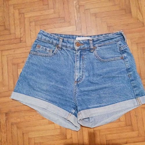 Bershka shorts blue size XS 34 like new