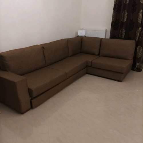 Γωνιακό Σαλόνι σαν καινούργιο 2.90×185 τριθέσιος-διθέσιος με διπλό κρεβάτι