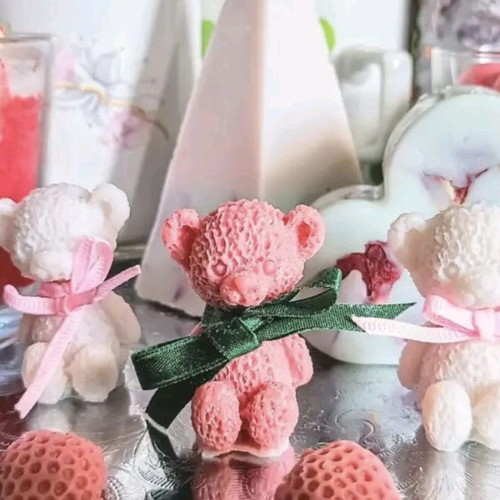 Melts bear set of 3 handmade, soy wax