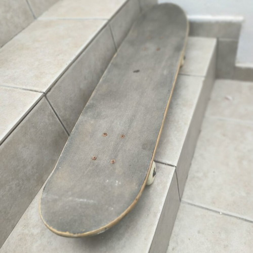 Used skateboard