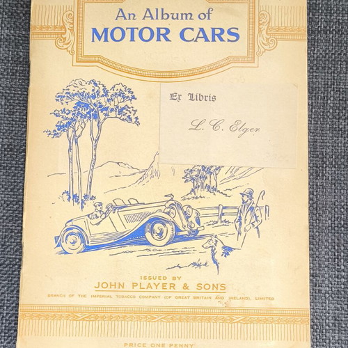 An Album of Motor Cars 1936 used, complete John Player cigarette card album