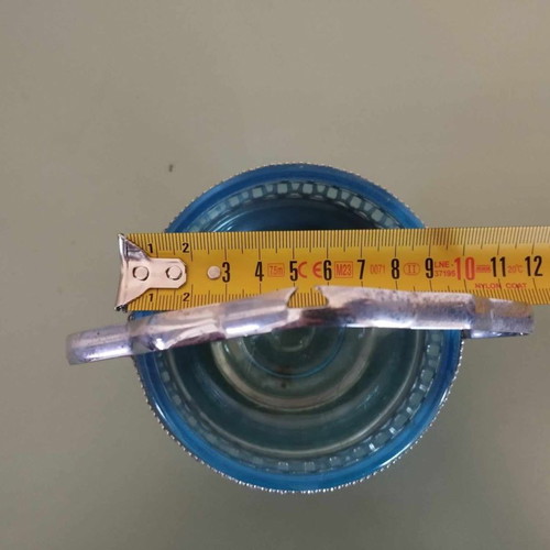 Vintage glass blue fondantière new