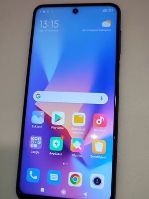 Redmi Note 9s 4/64 μεταχειρισμένο με ράγισμα στην οθόνη