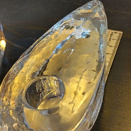 Crystal Candlesticks Pair Like New