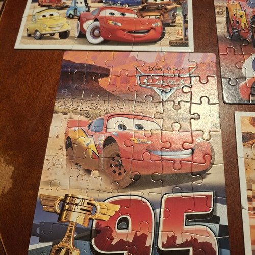 Disney Cars puzzle 10 in 1 used, 303 pieces