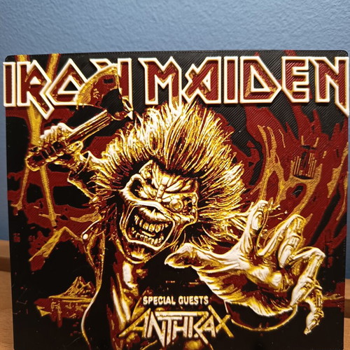 Iron Maiden 3D Printed Collectible Frame New