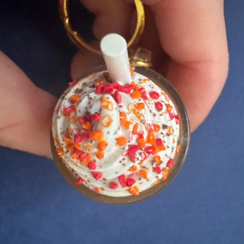 Costa Coffee coffee keychain like new