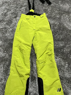 Παιδικό παντελόνι ski και snowboard Crivit, μέγεθος 134/140, νέον κίτρινο
