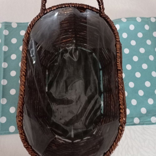 Wooden basket with handles like new