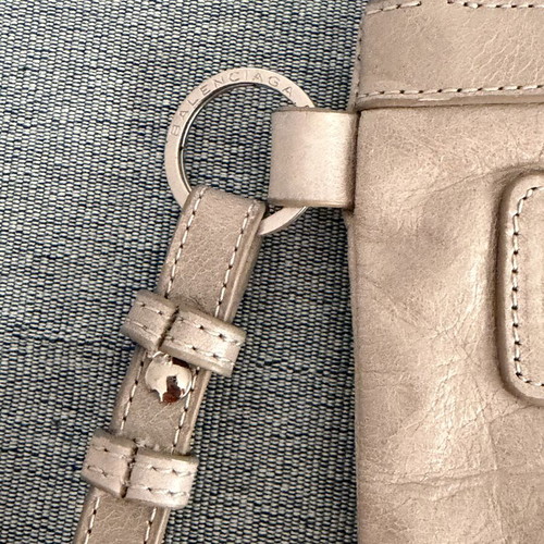 Balenciaga Paris light grey pouch used