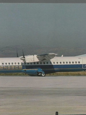 Air Greece ATR72 Postcard new