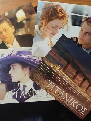 Titanic photos new, set of 4 pieces 25x20