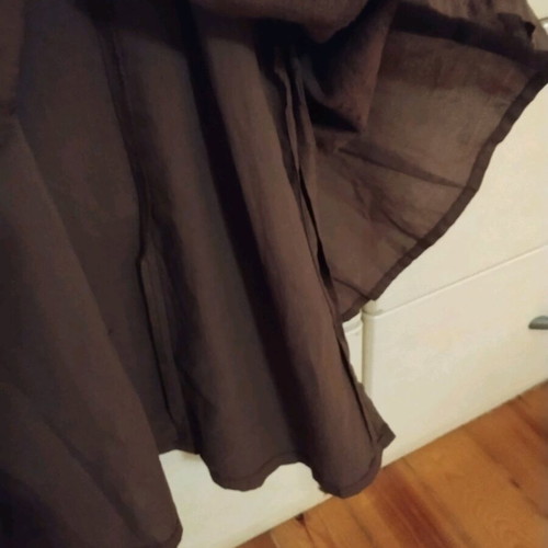 S.Oliver Midi Dress like new chocolate color with textured details