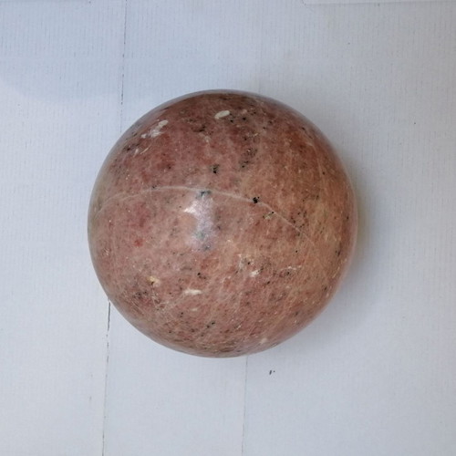 Rhodonite sphere 6800 grams and 17 inches diameter, new
