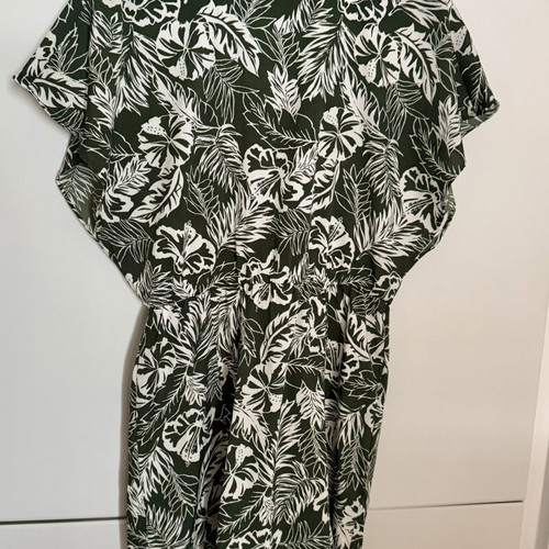 Summer dress OVS fashion size EUR 36 like new, white and green print