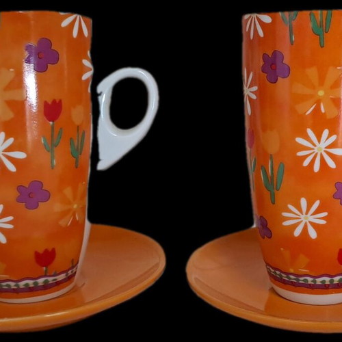 Set of mugs like new, 300 mL capacity
