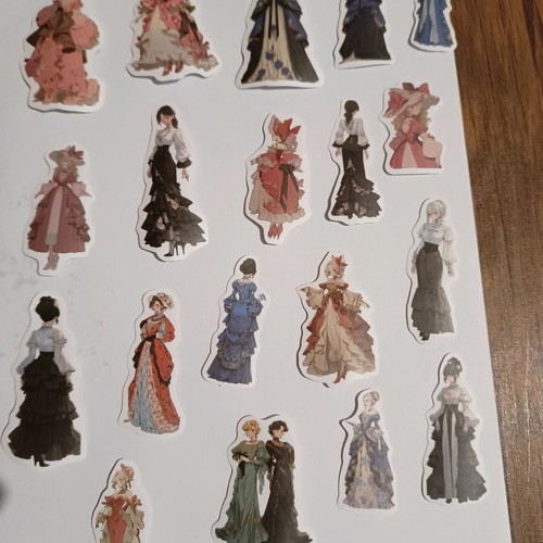 Scrapbooking new with fashion theme and beautiful dresses