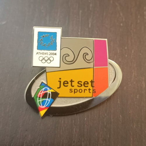 Pin Jet Set Sports Athens 2004 new