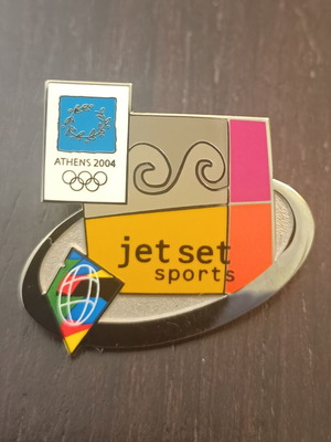 Pin Jet Set Sports Athens 2004 new