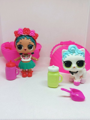 Lol Surprise doll and pet set like new