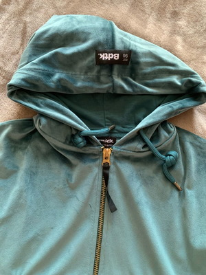 Bodytalk velour jacket green, size Large, like new